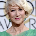 BEVERLY HILLS, CA - JANUARY 12:  71st ANNUAL GOLDEN GLOBE AWARDS -- Pictured: Actress Dame Helen Mirren arrives to the 71st Annual Golden Globe Awards held at the Beverly Hilton Hotel on January 12, 2014 --  (Photo by Kevork Djansezian/NBC/NBC via Getty Images)